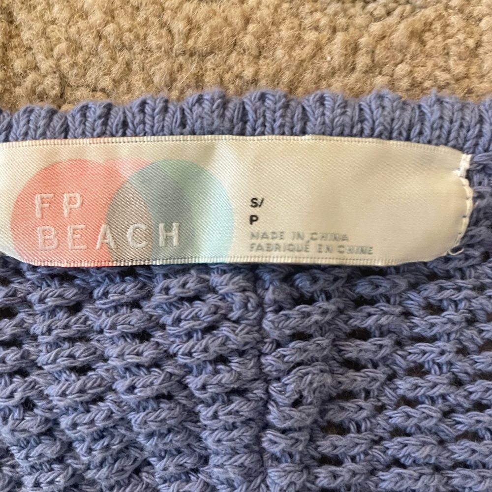 Free People Love Me Fauxchet Sweaters; size S - Picture 5 of 5